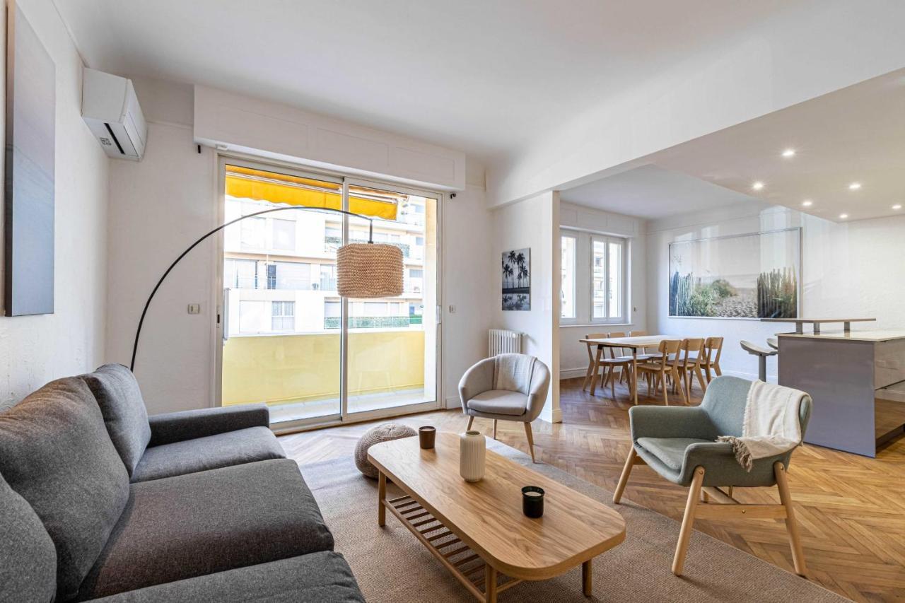 Renovated Apartment 80M2 6P 2Br - Cannes Palm Beach Eksteriør bilde
