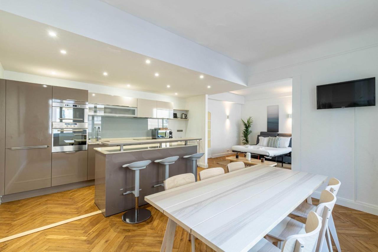 Renovated Apartment 80M2 6P 2Br - Cannes Palm Beach Eksteriør bilde