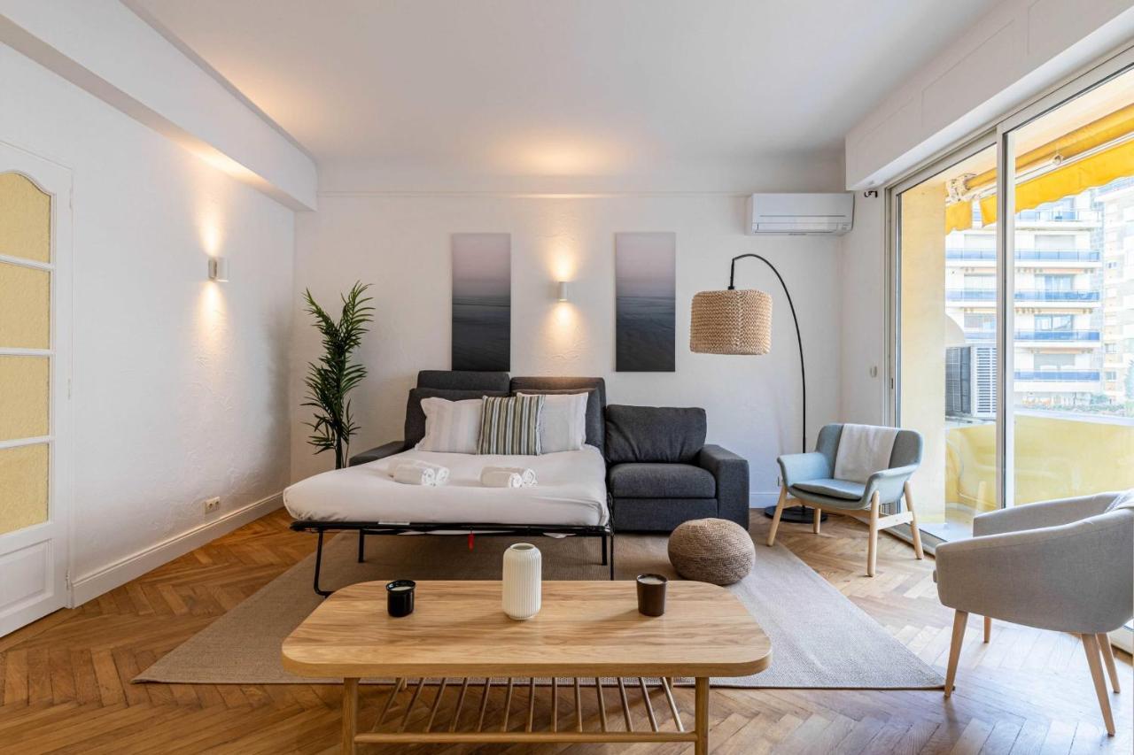 Renovated Apartment 80M2 6P 2Br - Cannes Palm Beach Eksteriør bilde